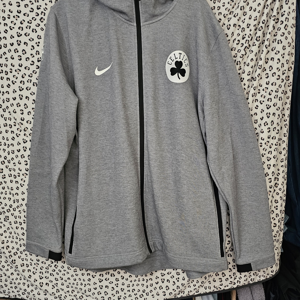 Nike Gray Celtics Hoodie